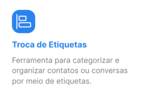 Troca de Etiquetas​